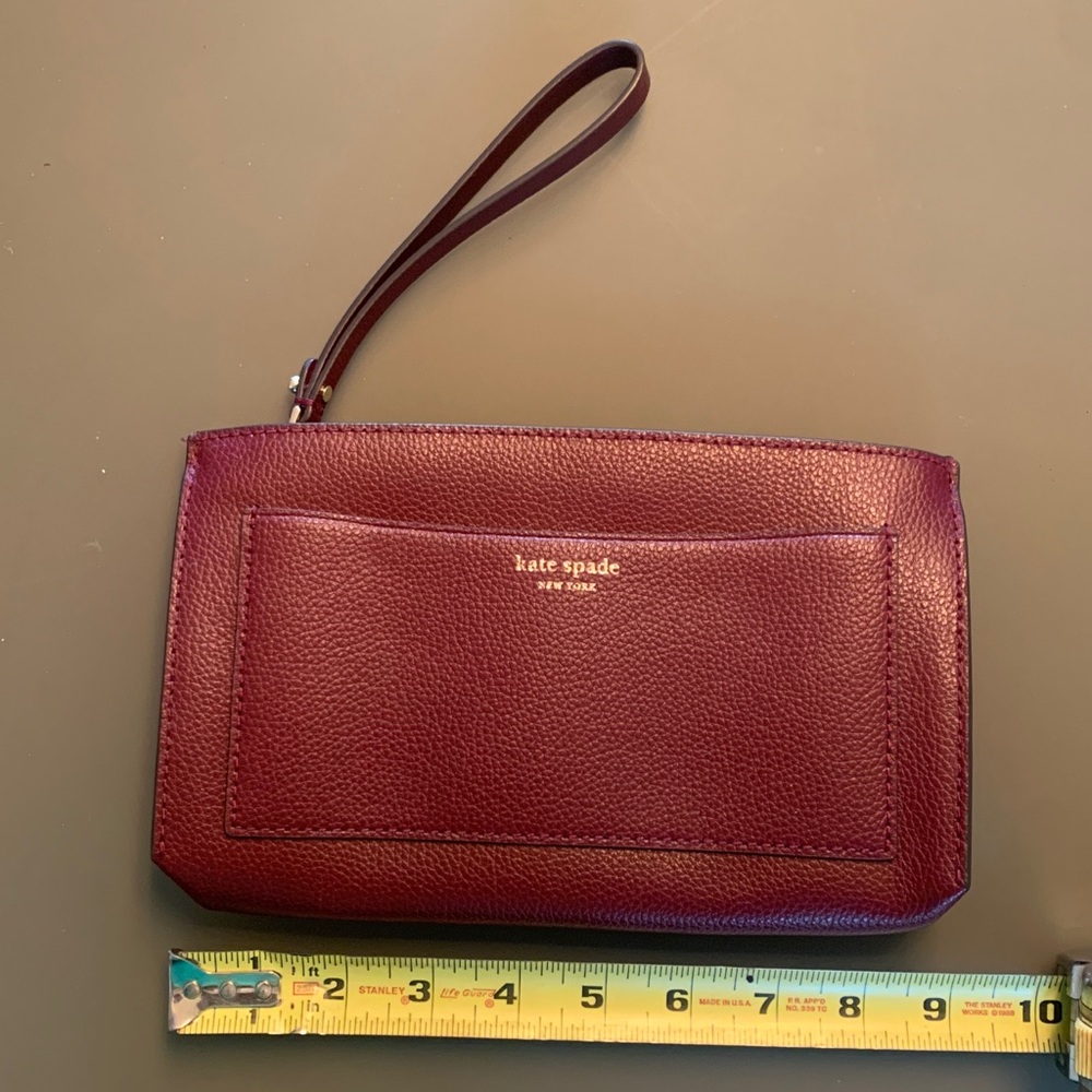 Kate Spade Deep Red Wristlet